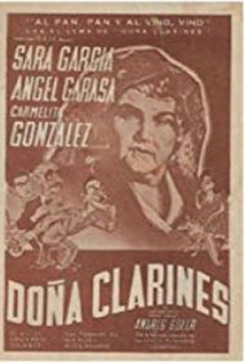 Movie poster for Doña Clarines (1951)