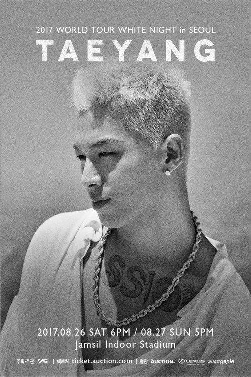 Movie poster for TAEYANG - 2017 WORLD TOUR  [WHITE NIGHT] IN SEOUL (2018)