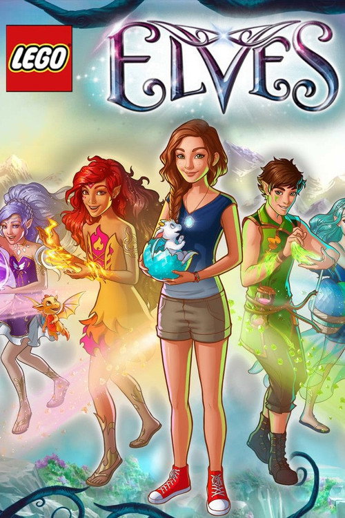 Movie poster for Lego Elves: Dragons to Save, Time to be Brave (2016)