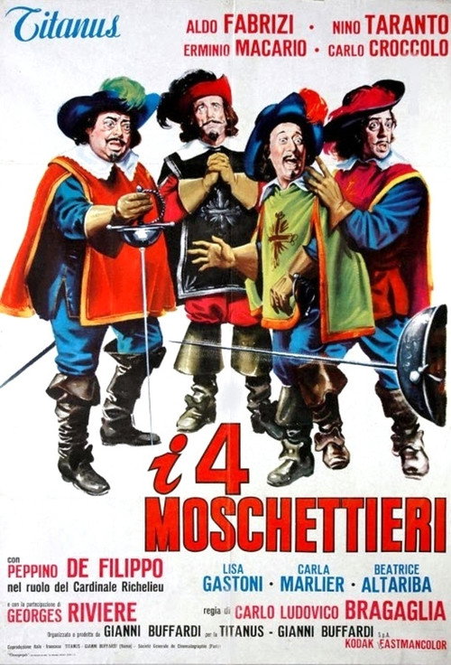 Movie poster for I 4 moschettieri (1963)