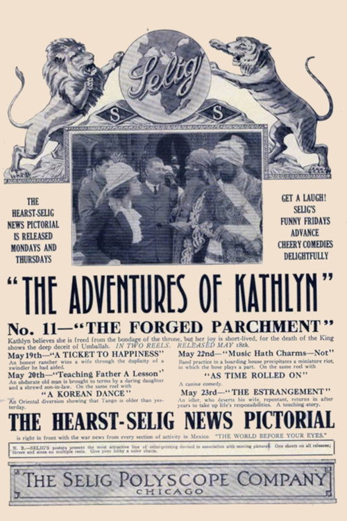 Movie poster for The Forged Parchment (1914)