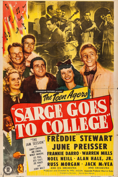 Movie poster for Sarge Goes to College (1947)
