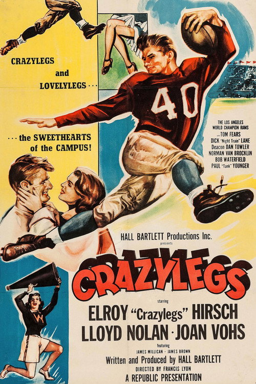 Movie poster for Crazylegs (1953)