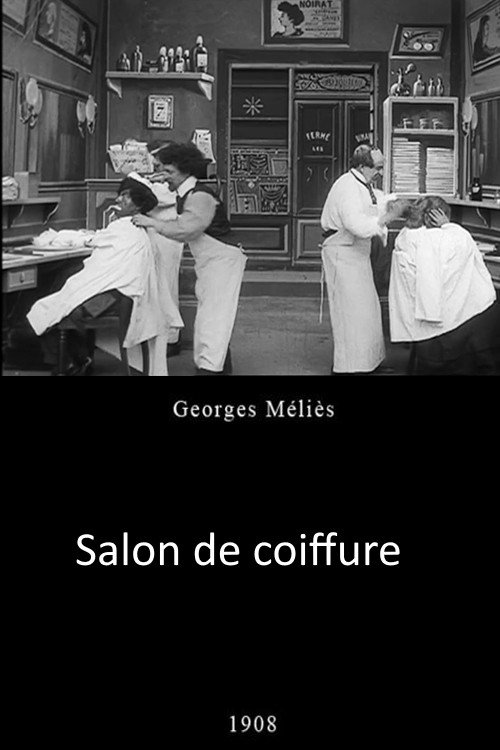 Movie poster for In the Barber Shop (1908)