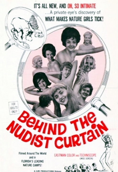 Movie poster for Behind the Nudist Curtain (1964)