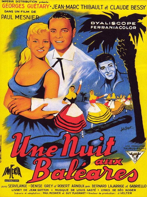 Movie poster for A Night in the Balearics (1957)