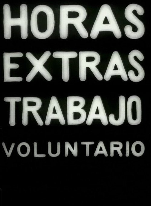 Movie poster for About Extra Hours and Volunteer Work (1973)