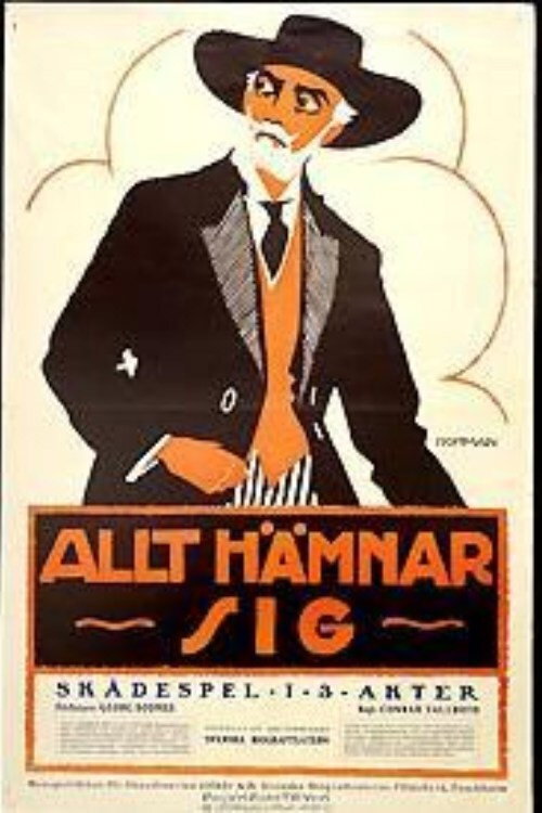 Movie poster for Everything Takes Its Revenge (1917)