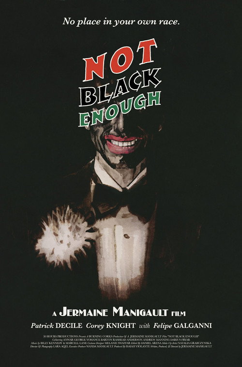 Movie poster for Not Black Enough (2020)