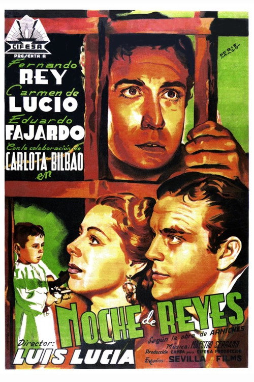 Movie poster for Noche de Reyes (1949)