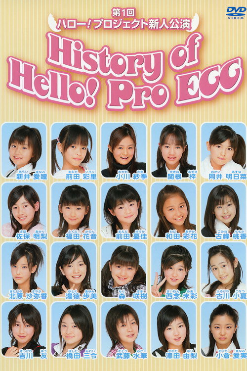 Movie poster for The 1st Hello! Project Newcomer's Performance History of Hello! Pro EGG (2007)