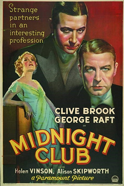 Movie poster for Midnight Club (1933)