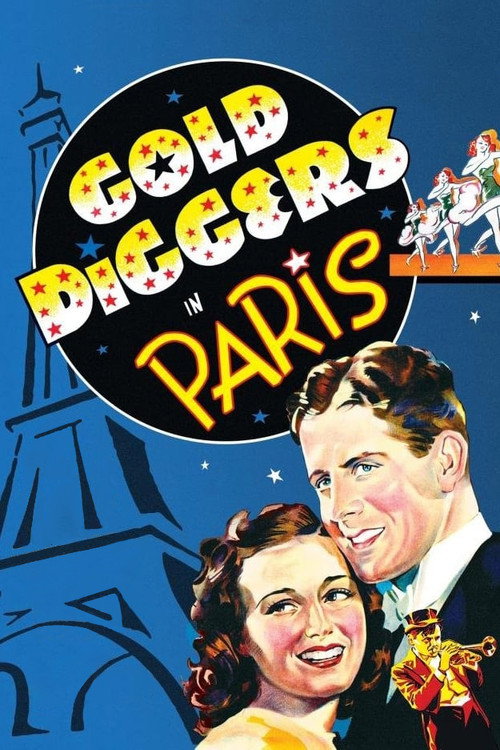 Movie poster for Gold Diggers in Paris (1938)
