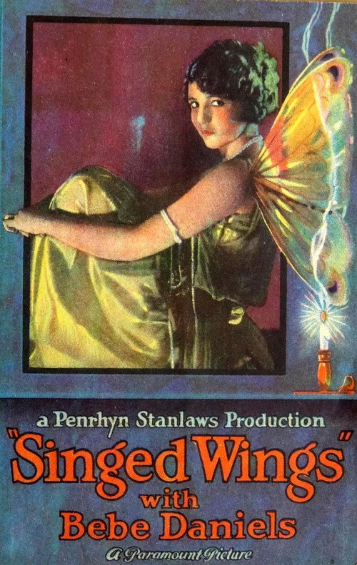 Movie poster for Singed Wings (1922)