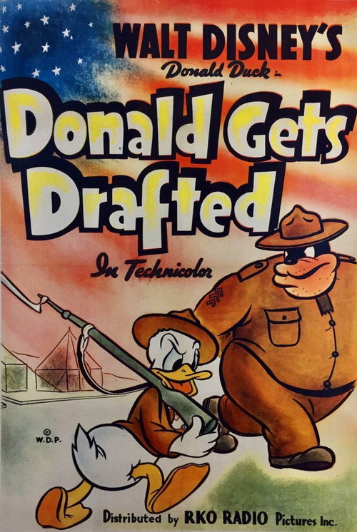 Movie poster for Donald Gets Drafted (1942)