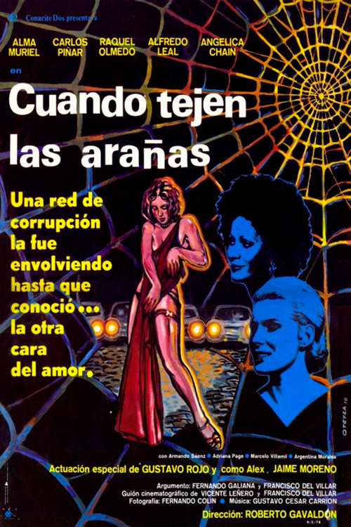 Movie poster for Cuando tejen las arañas (1979)