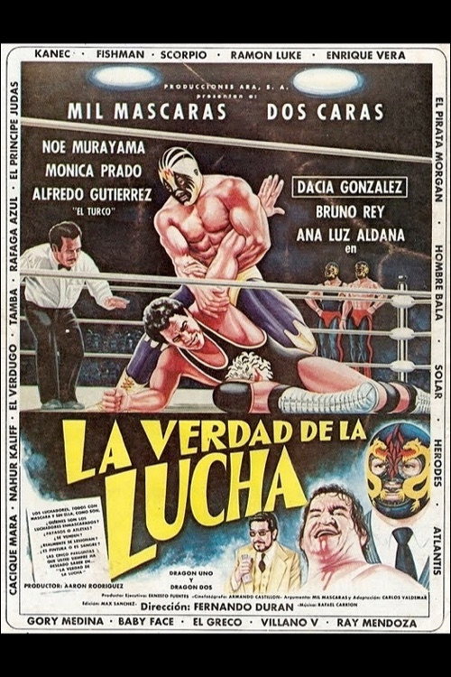 Movie poster for La verdad de la lucha (1990)