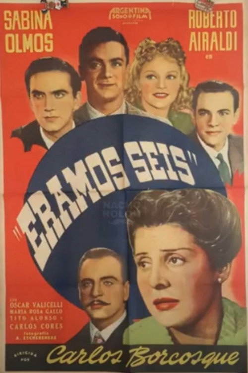 Movie poster for Éramos Seis (1945)