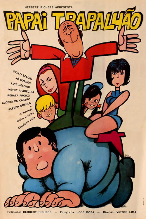 Movie poster for Papai Trapalhão (1968)