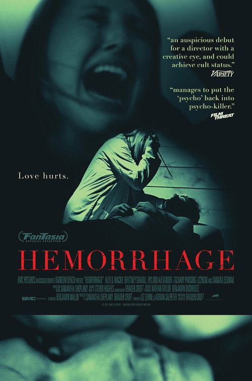 Movie poster for Hemorrhage (2012)