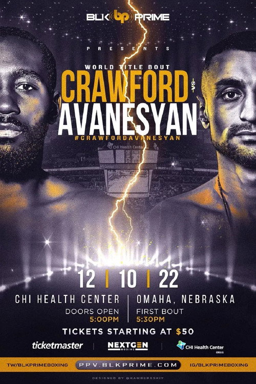 Movie poster for Terence Crawford vs. David Avanesyan (2022)