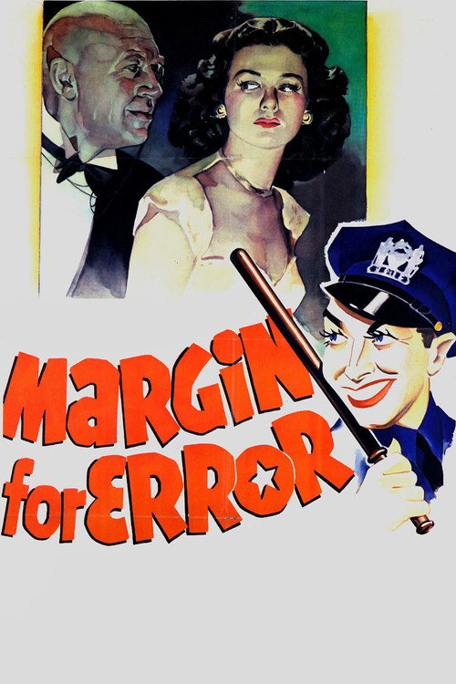 Movie poster for Margin for Error (1943)