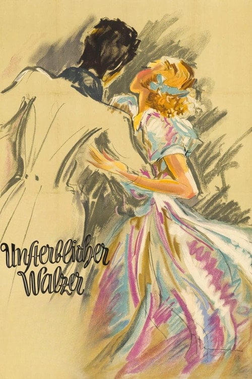 Movie poster for Immortal Waltz (1939)