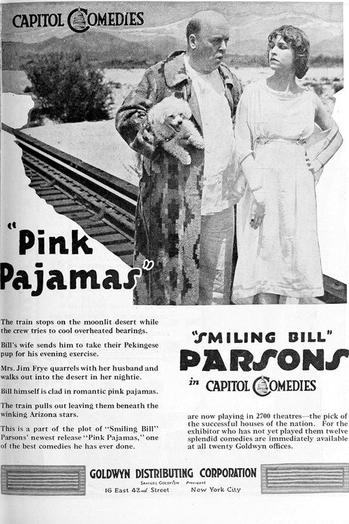 Movie poster for A Pair of Pink Pajamas (1918)