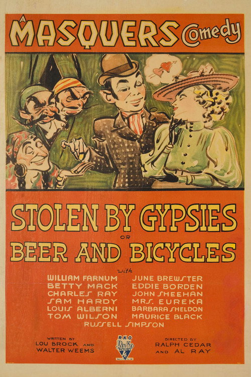 Movie poster for Stolen by Gypsies or Beer and Bicycles (1933)