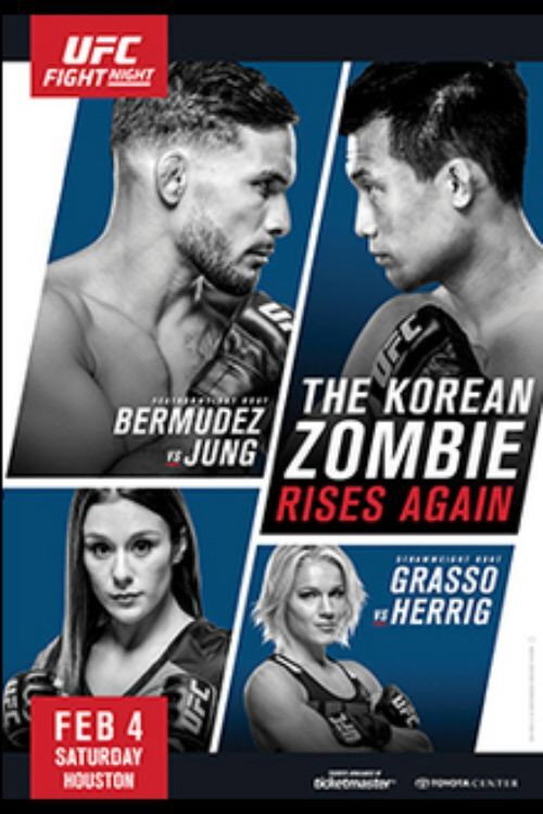 Movie poster for UFC Fight Night 104: Bermudez vs. The Korean Zombie (2017)