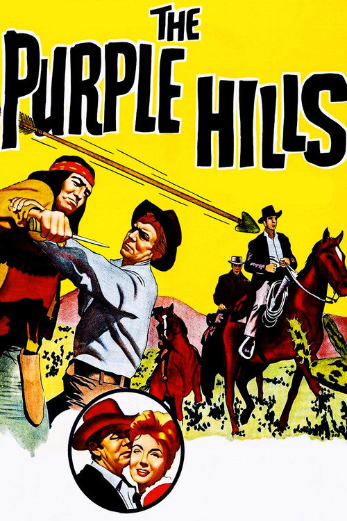 Movie poster for The Purple Hills (1961)