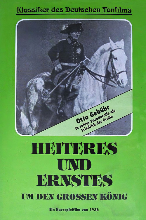 Movie poster for Heiteres und Ernstes um den großen König (1936)