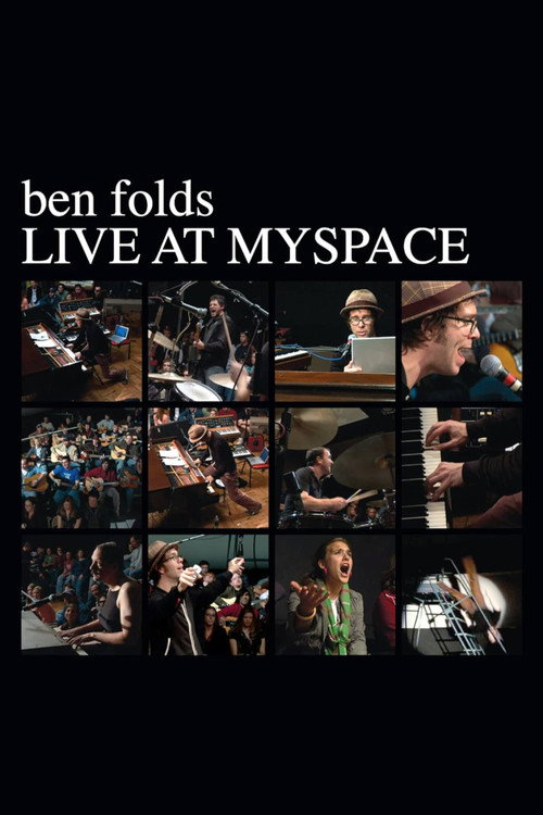 Movie poster for Ben Folds: Live at MySpace (2007)