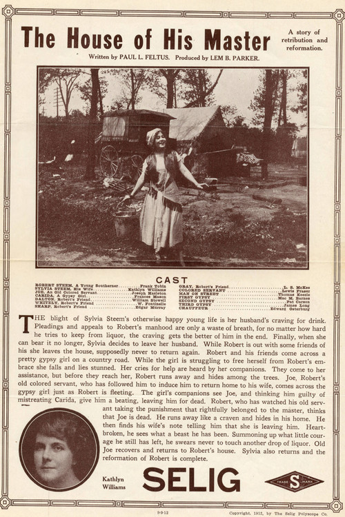 Movie poster for The House of His Master (1912)