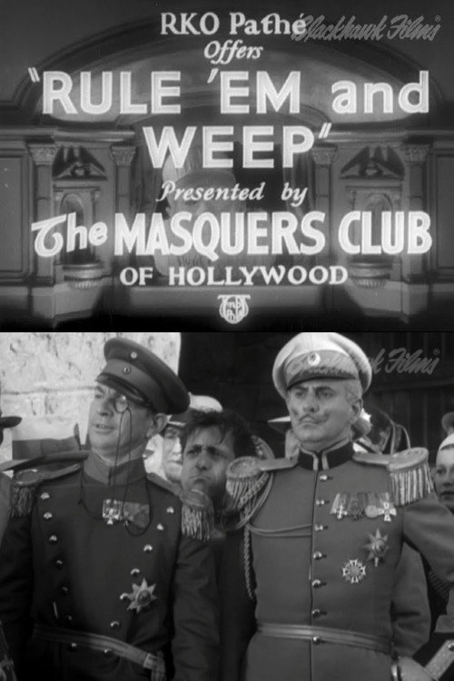 Movie poster for Rule 'Em and Weep (1932)