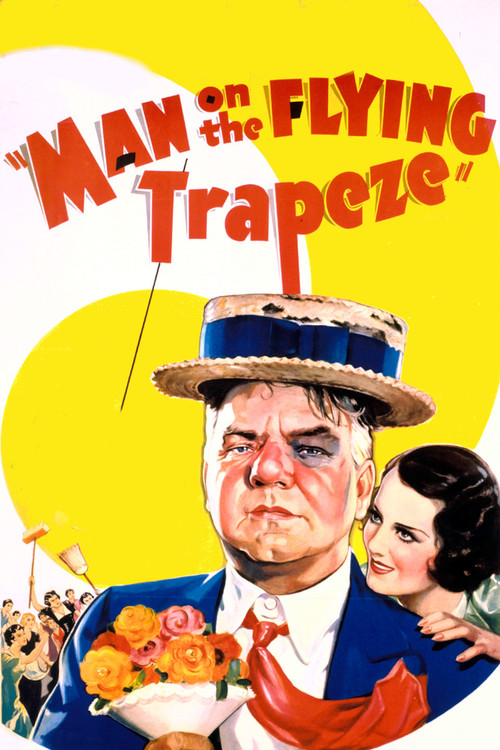 Movie poster for Man on the Flying Trapeze (1935)