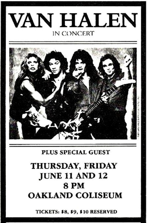 Movie poster for Van Halen: Oakland, CA @ Oakland Arena 1981 (1981)