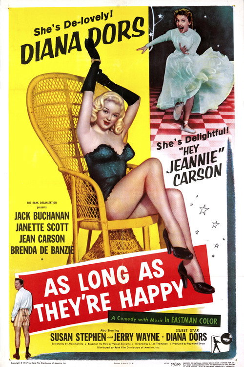 Movie poster for As Long as They're Happy (1955)