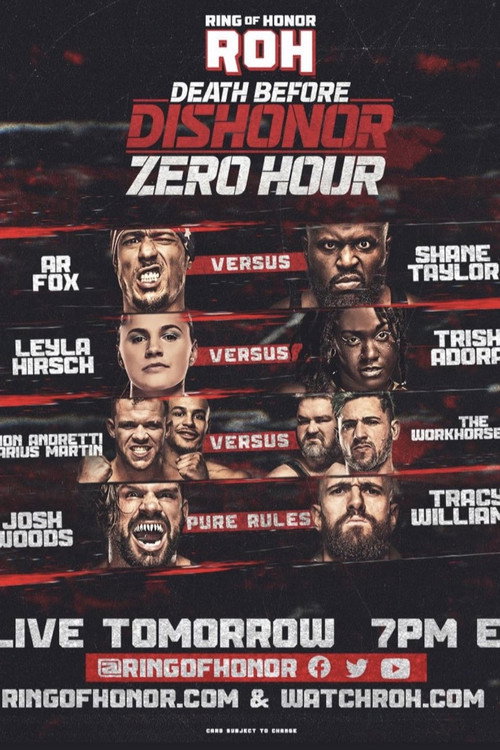 Movie poster for ROH: Death Before Dishonor Zero Hour (2023)