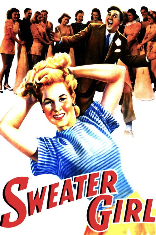 Movie poster for Sweater Girl (1942)