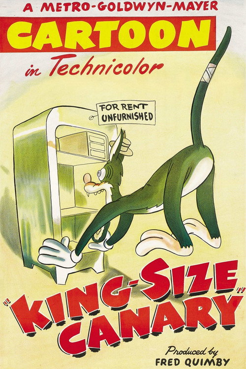 Movie poster for King-Size Canary (1947)