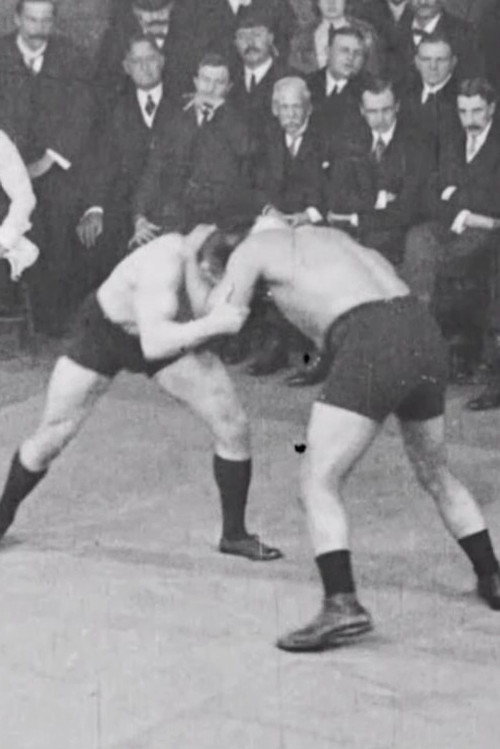 Movie poster for Hackenschmidt-Rogers [The Great Wrestling Match] (1908)