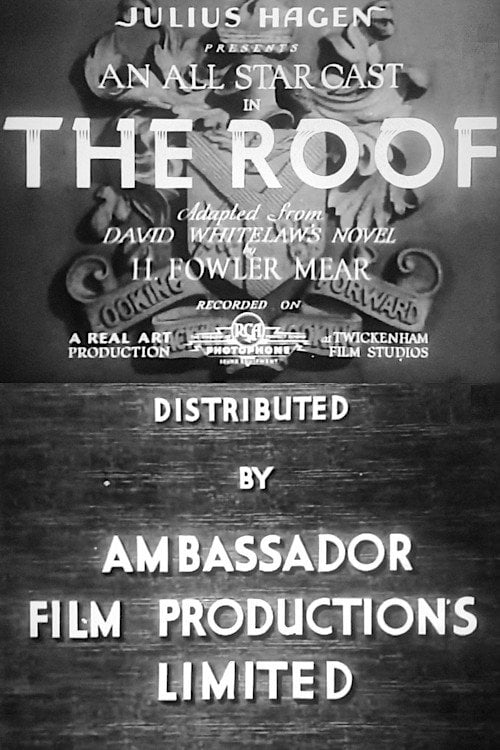 Movie poster for The Roof (1933)