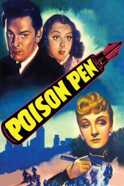 Movie poster for Poison Pen (1939)