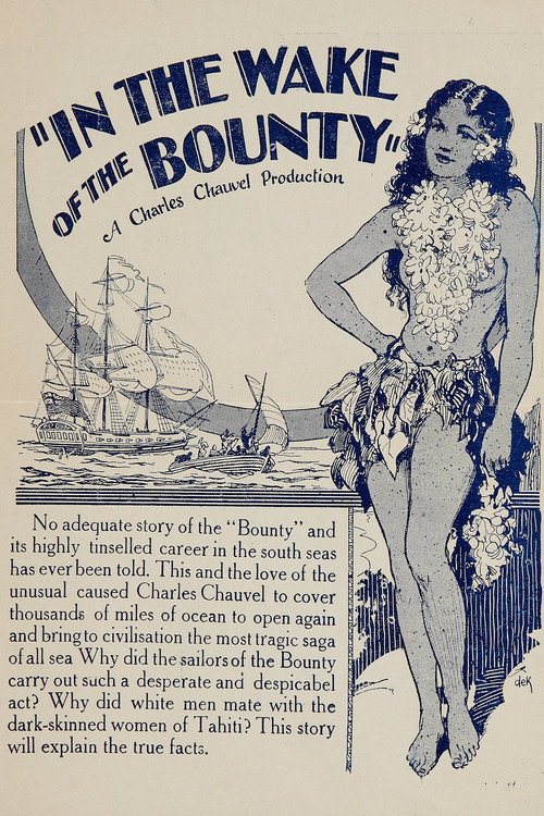 Movie poster for In the Wake of the Bounty (1933)