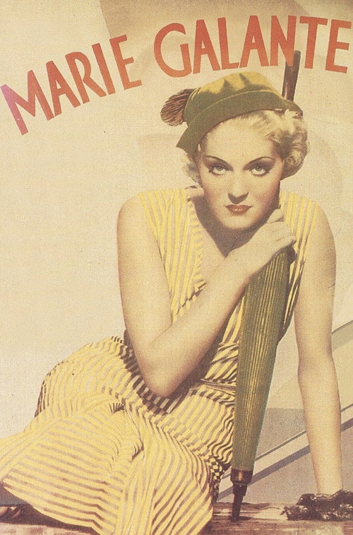 Movie poster for Marie Galante (1934)
