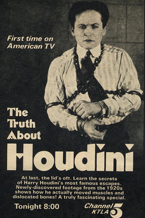 Movie poster for The Truth About Houdini (1971)