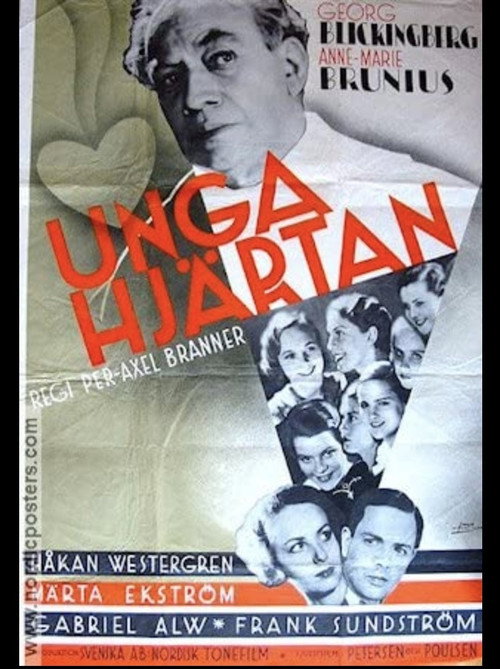 Movie poster for Unga hjärtan (1934)