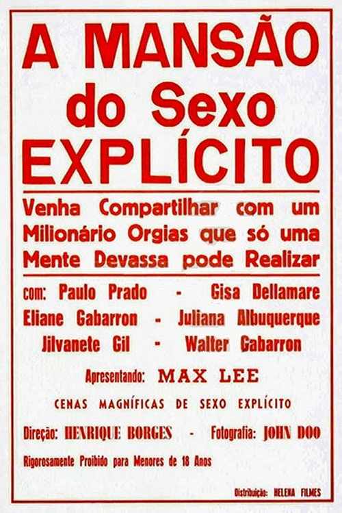 Movie poster for A Mansão do Sexo Explícito (1985)