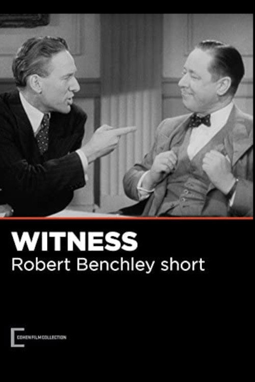 Movie poster for The Witness (1942)